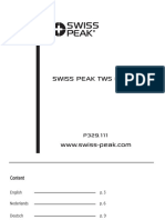 p329.11x - Swiss Peak Tws Earbuds - Manual