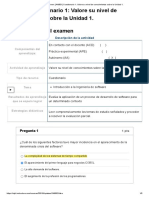 Examen - (AAB01) Cuestionario 1 - Valore Su Nivel de Conocimientos Sobre La Unidad 1 - Resuelto