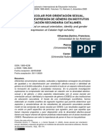 Acoso Escolar Por Orientación Sexual, Identidad Y Expresión de Género en Institutos de Educación Secundaria Catalanes