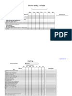 Kitchen Opening Closing Checklist