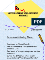 Government and Binding Theory