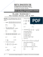 The Number System, LCM & HCF