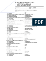 Soal Pts Akidah Kelas 5