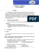 Science - Grade10: Plate Movement