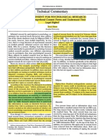 Informed Consent For Psychological Research - Mann 1994