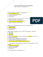 PRACTICE QUESTIONS FOR ACC1003 1st ASSESSMENT