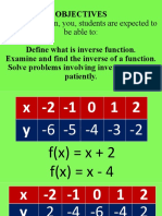 Demo Lesson Plan - Grade 11 (Inverse Functions)