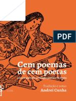 CEM POEMAS DE CEM POETAS A Mais Querida Antologia Poética Do Japão by Teika Fujiwara No