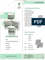 Mindray Coagulation Reagent PT, APTT, FIB, TT Brochure