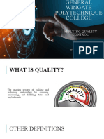 Applying Quality Control: By:Biruk Tilahun