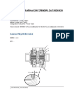 Sistema Anti Patinaje Diferencial Cat 950H K5K