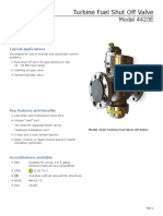 Turbine Fuel Shut Off Valve: Model 4420E