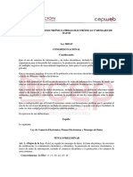 Ley de Comercio Electrónico, Firmas Electrónicas y Mensajes de Datos