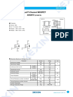 SMD Type Mosfet: Dual P-Channel MOSFET AO4813