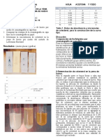 Separación de Fosfolípidos Por Cromatografía en Capa Fina y Determinación de Colesterol en La Yema de Huevo Colesterol en La Yema de Huevo