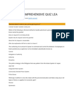 Cri 064 - Comprehensive Quiz Lea: "Success Doesn't Come To You, You've Got To Go To It."