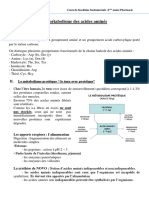 Metabolisme Des Acides Amines