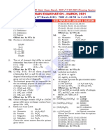 1703 Chemistry Paper With Ans Solution Evening