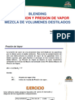 PREPARACION DE GASOLINA COMERCIAL PRESION DE VAPOR Y % DE AZUFRE 26 de Abril