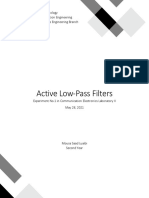 Active Low-Pass Filters