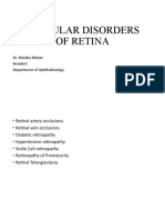 Vascular Disorders of Retina