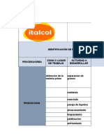 Taller 7 Matriz de Identificacion de Peligros