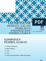 Modul 1 KB 3 - Faktor-Faktor Penentu Dalam Pemilihan Strategi Dan Pembelajaran