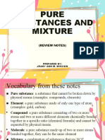 Pure Substances XX Mixtures Science 7