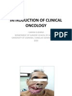 Introduction of Clinical Oncology