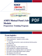 AMFI Mutual Fund (Advisor) : Preparatory Training Program