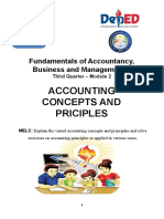 Accounting Concepts and Priciples: Fundamentals of Accountancy, Business and Management 1