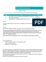 Spoken Task: OIETC Online Assessment