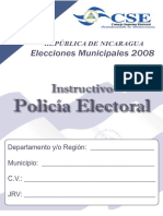 Instructivo Policia Electoral