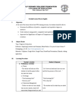 Detailed Lesson Plan in English I. Objectives