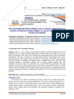 Relationship Between Stress and Academic Performance Among Students in Fkik Ukrida Class of 2017-2019 During Covid-19 Pandemic