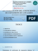 Determinacion de Coeficiente de Expancion de Los Gases