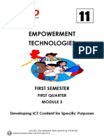 Empowerment Technologies Quarter 1, Module 3