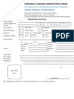 Form Pengurus PMKM Lebak