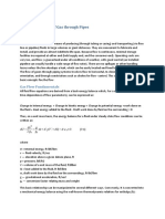 Steady-State Flow of Gas Through Pipes: Du+ DV G G DZ +D (PV) +DQ D W