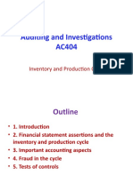 AC404 - Inventory and Production Cycle Class Notes