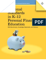 National Standards in K12 Personal Finance Education