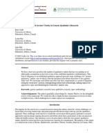 'Clear As Mud': Toward Greater Clarity in Generic Qualitative Research