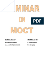 Saminar On Moct