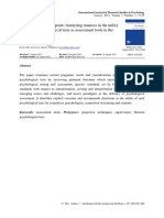 From A Rational Standpoint: Analyzing Nuances in The Utility of Western Psychological Tests As Assessment Tools in The Philippines