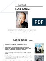 Architect Kenzo Tange