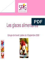 Les Glaces Alimentaires: Groupe de Travail Lipides Du 9 Septembre 2008