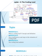 Chapter - 8: The Cooling Load: 2021-09-07 BLDG 471 - Dr. M. Zaheeruddin