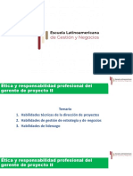 Etica y Responsabilidad Del Gerente de Proyectos II