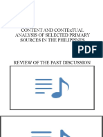 Module 2 - Content and Contextual Analysis of Selected Primary and