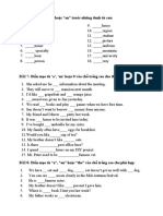 Unit 3 grade8 Bài6. Điền mạo từ ‘a" hoặc "an" trước những danh từ sau